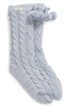 Ugg Pompom Fleece Lined Socks In Fresh Air