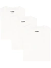 Jil Sander Organic Cotton Three-pack T-shirts In White