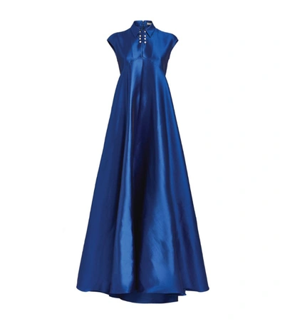 Alexis Mabille Satin Collar Gown