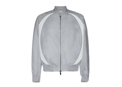 Pre-owned Dior  X Jordan Bomber Jacket Grey