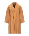 Theory Overcoats In Camel
