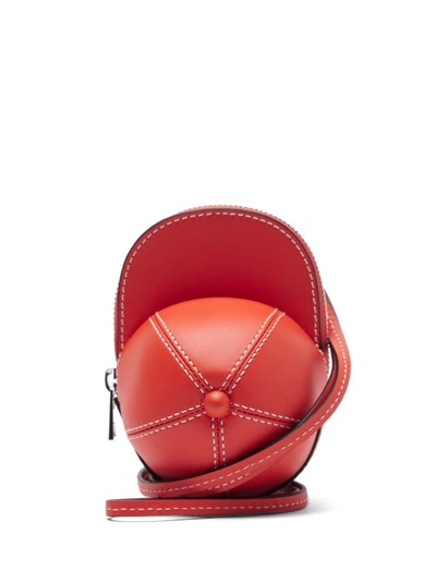 Jw Anderson Red Cap Mini Leather Bag