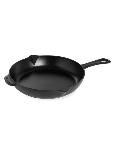 Staub Enameled Cast Iron 12" Fry Pan In Matte Black