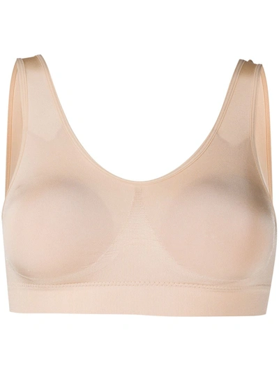 Wacoal B-smooth Wireless Bralette 835275 In Tan/beige