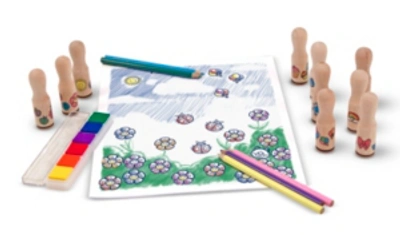 Melissa & Doug Deluxe Happy Handle Stamp Set