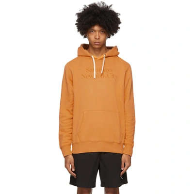 Saturdays Surf Nyc Saturdays Nyc Orange Ditch Miller Standard Hoodie In Rust