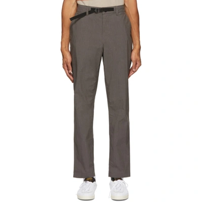 Saturdays Surf Nyc Shaw Straight Leg Trousers In Steel