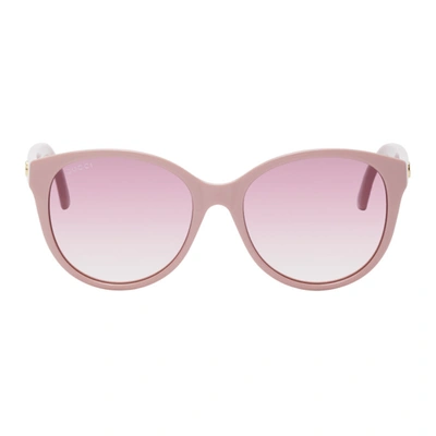 Gucci Gg0631s Pink Sunglasses In 004 Pink