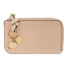 Chloé Chloe Pink Alphabet Zip Around Card Holder In Blush Nude