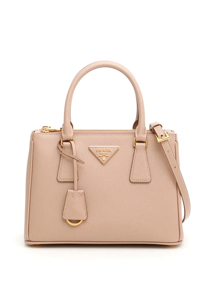 Prada Saffiano Lux Galleria Bag In Pink