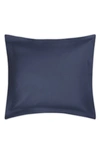 Matouk Alba 600 Thread Count Quilted Euro Sham In Navy