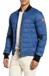 Canada Goose Dunham Slim Fit Packable Down Jacket In Tempest Blue