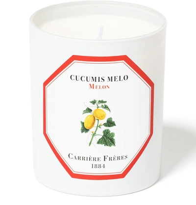 Carriere Freres Scented Candle Melon - Cucumis Melo 185 G In White