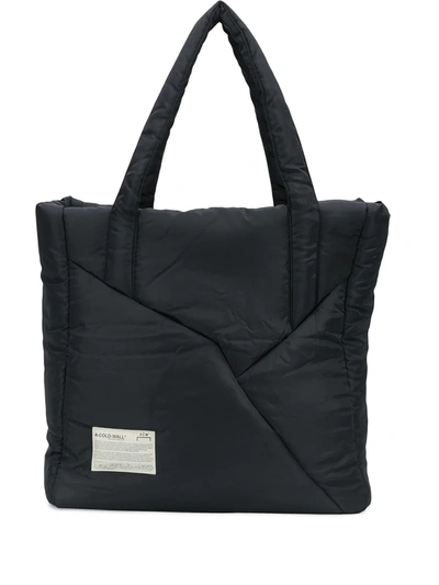 A-cold-wall* Logo-embroidered Nylon Tote In Black