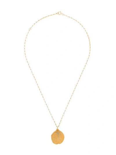 Alighieri Gold-plated The Nebulous Whirlpool Necklace