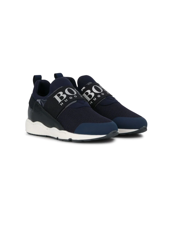 boss navy trainers