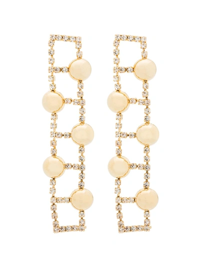 Rosantica Gold-tone Crystal-embellished Earrings