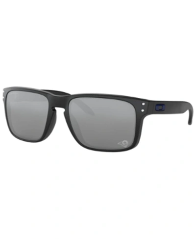 Oakley Holbrook Black Prizm Iridium Rectangular Mens Sunglasses Oo9102 9102e1 57 In Prizm Black Polarized
