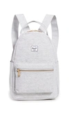 Herschel Supply Co . Mini Nova Backpack In Light Grey Crosshatch