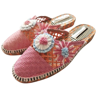 Pre-owned Sophia Webster Pink Synthetic Espadrilles