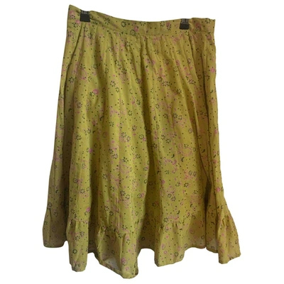 Pre-owned Joseph Mid-length Skirt In Yellow
