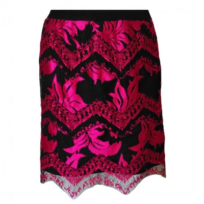 Pre-owned Just Cavalli Mid-length Skirt In Pink