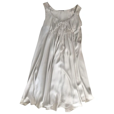 Pre-owned Bottega Veneta Beige Silk Dress