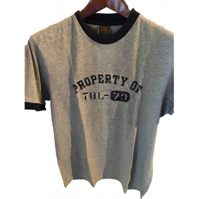 Pre-owned Timberland Grey Cotton T-shirt