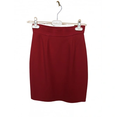 Pre-owned Moschino Cheap And Chic Mid-length Skirt In Red