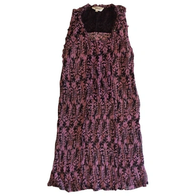 Pre-owned Isabel Marant Étoile Silk Mini Dress In Pink
