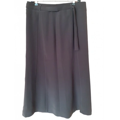 Pre-owned Marc Cain Maxi Skirt In Brown