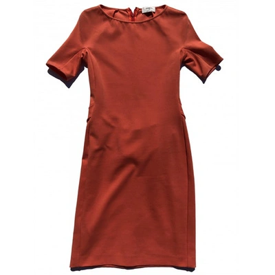 Pre-owned Ports 1961 Mid-length Dress In Orange