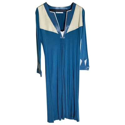 Pre-owned Emma Cook Mid-length Dress In Blue
