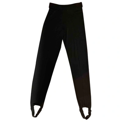 Pre-owned Jean Paul Gaultier Black Trousers