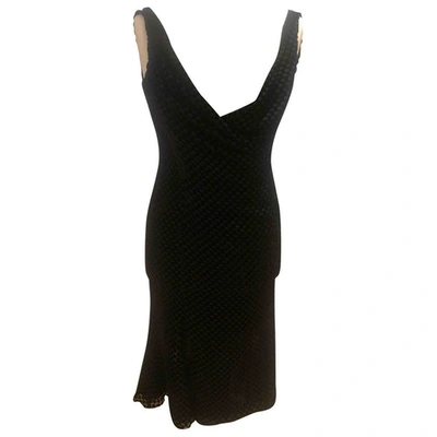 Pre-owned Armani Collezioni Mid-length Dress In Black