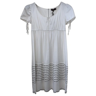 Pre-owned Mulberry Mid-length Dress In White