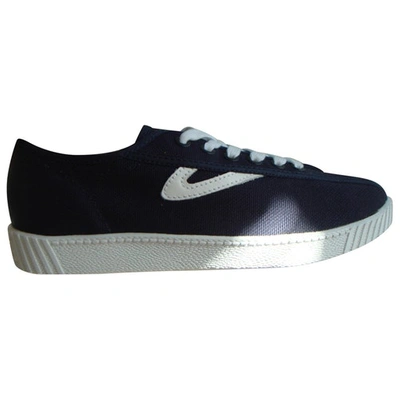 Pre-owned Tretorn Cloth Trainers In Navy