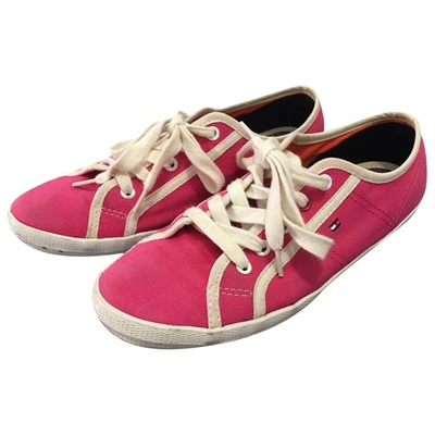 Pre-owned Tommy Hilfiger Pink Rubber Trainers
