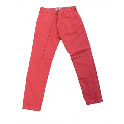 Pre-owned Vanessa Bruno Chino Trousers In Red