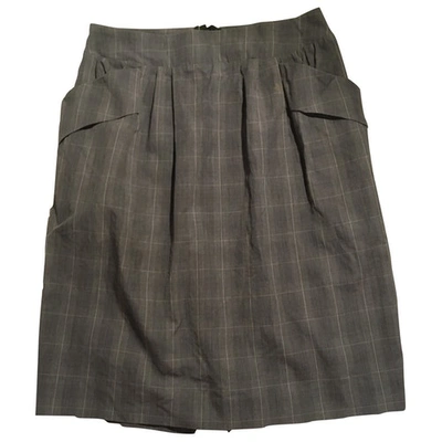 Pre-owned Margaret Howell Mid-length Skirt In Grey