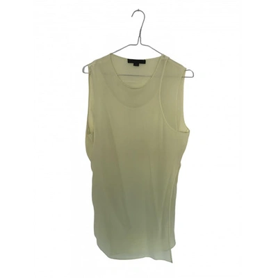 Pre-owned Alexander Wang Silk Camisole In Green