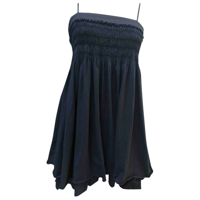 Pre-owned Barbara Bui Mini Dress In Black