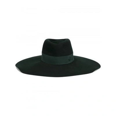 Maison Michel 'elodie' Hat In Green
