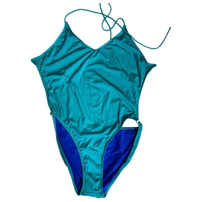 Pre-owned Bower One-piece Swimsuit In Turquoise