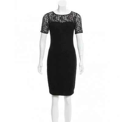 Pre-owned Escada Black Cotton - Elasthane Dress