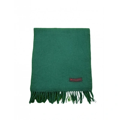 Pre-owned Charles Jourdan Cashmere Scarf In Green