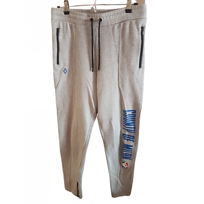 Pre-owned Marcelo Burlon County Of Milan Trousers In Grey