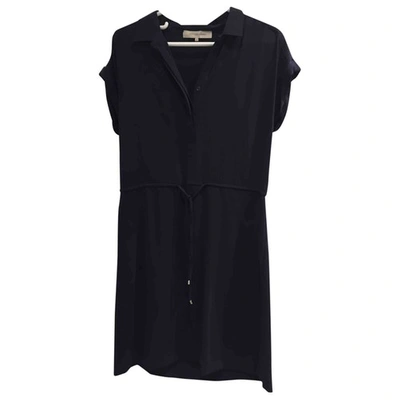 Pre-owned Gerard Darel Mini Dress In Navy