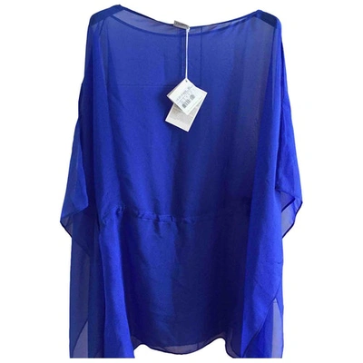 Pre-owned La Perla Blue Silk Dress