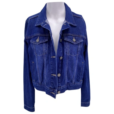 Pre-owned Paige Jeans Blue Cotton Jacket
